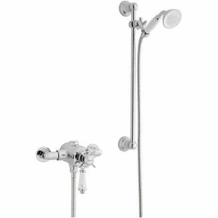 Kartell Klassique Thermostatic Exposed Shower Valve With Riser Rail Kit