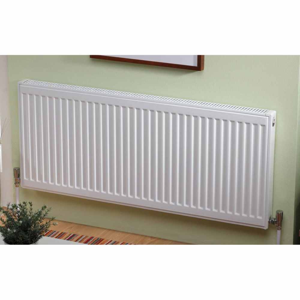 400 x 1200 Type 22 Double Panel Double Convector Radiator, 6990BTU - Kompact