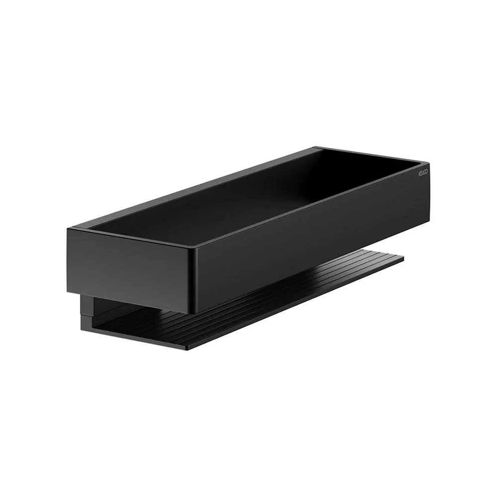 Keuco Black Matt Aluminium Shower Basket