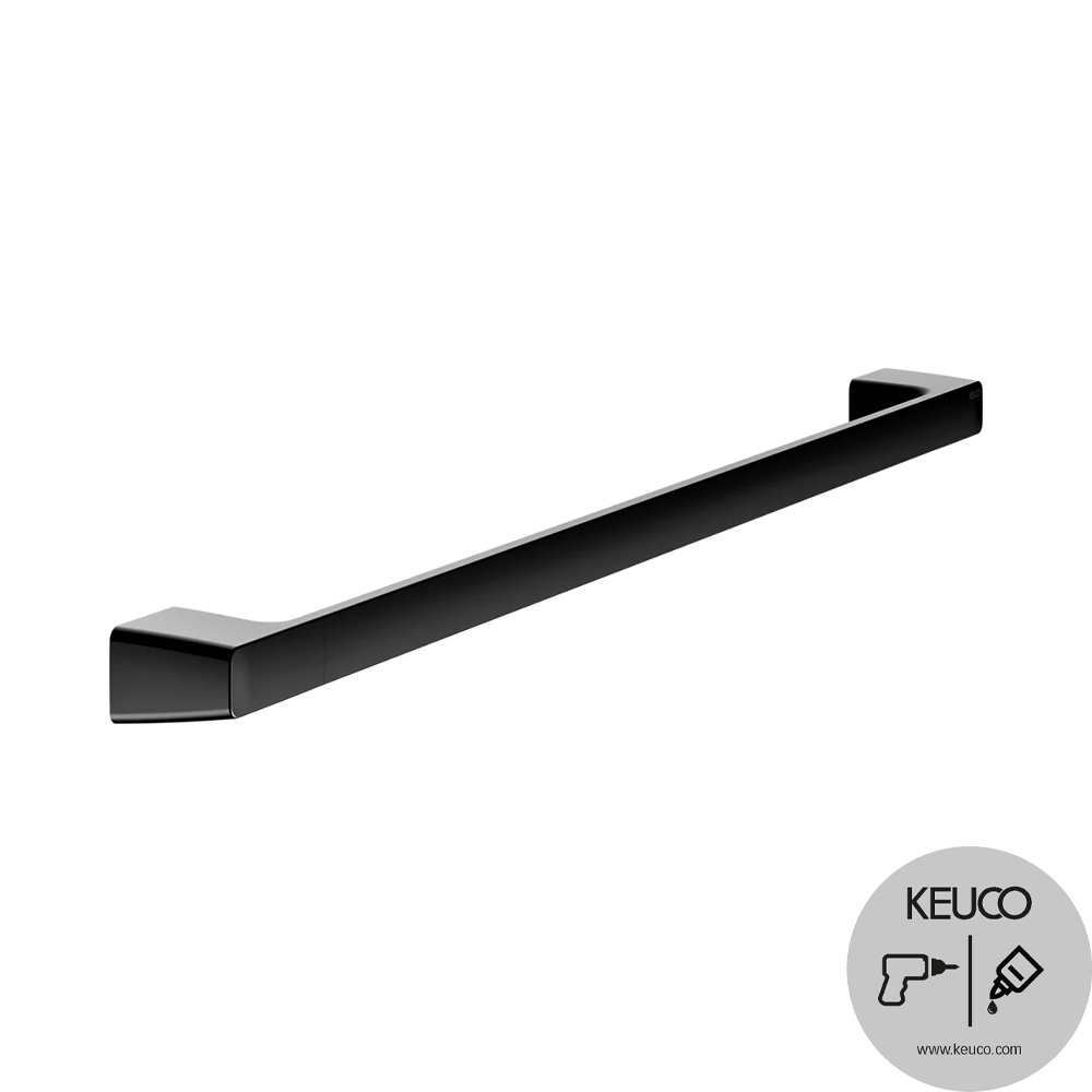 Keuco Aveno 800mm Matt Black Towel Rail