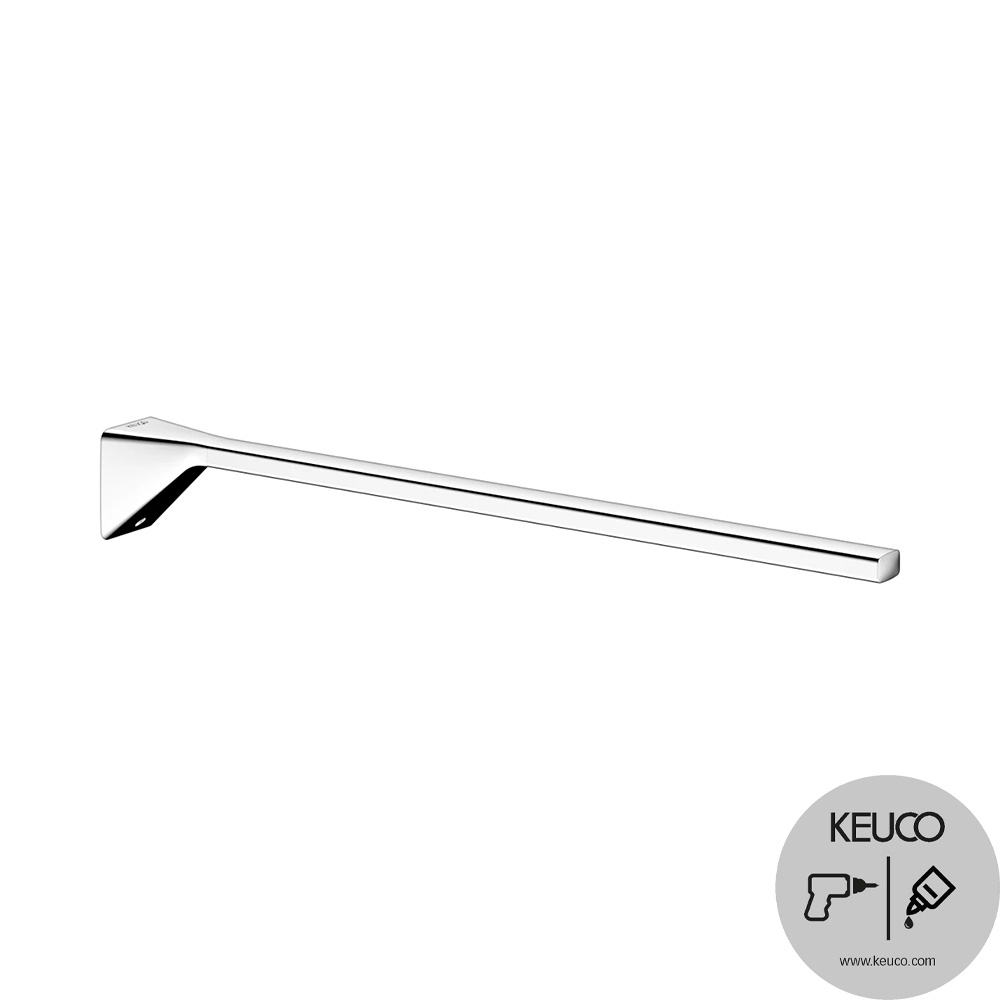 Keuco Aveno 340mm Chrome Plated Single Towel Rail