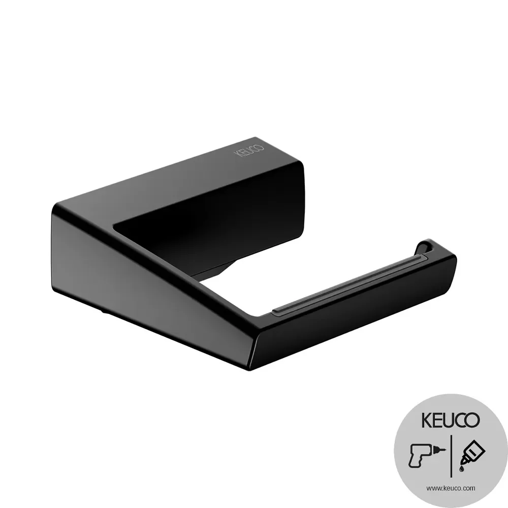 Keuco Aveno Matt Black Paper Holder
