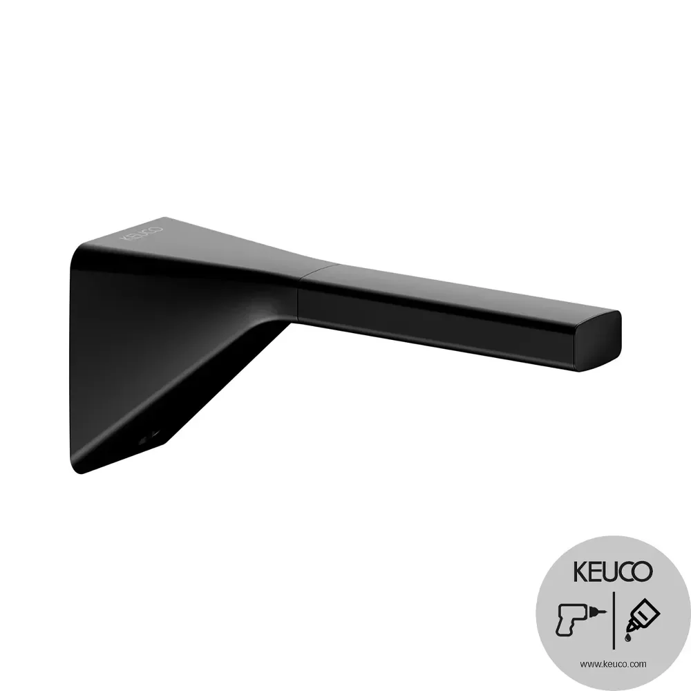Keuco Aveno Matt Black Spare Roll Holder