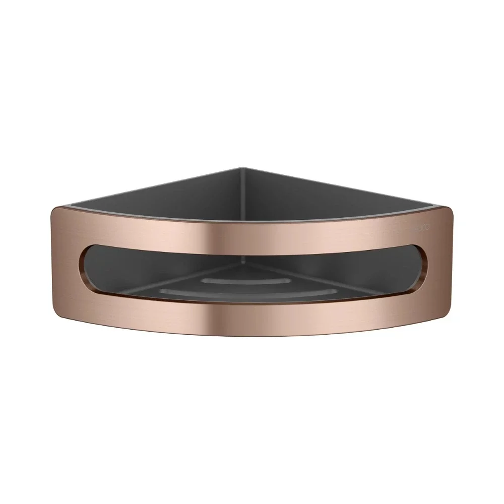 Keuco Brushed Rose Gold Corner Sponge Basket