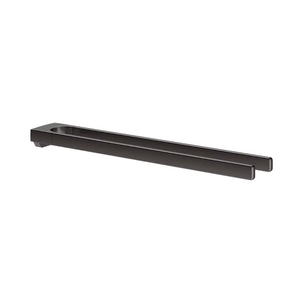 Keuco Collection Moll 450mm Brushed Titanium Black Double Arm Towel Rail