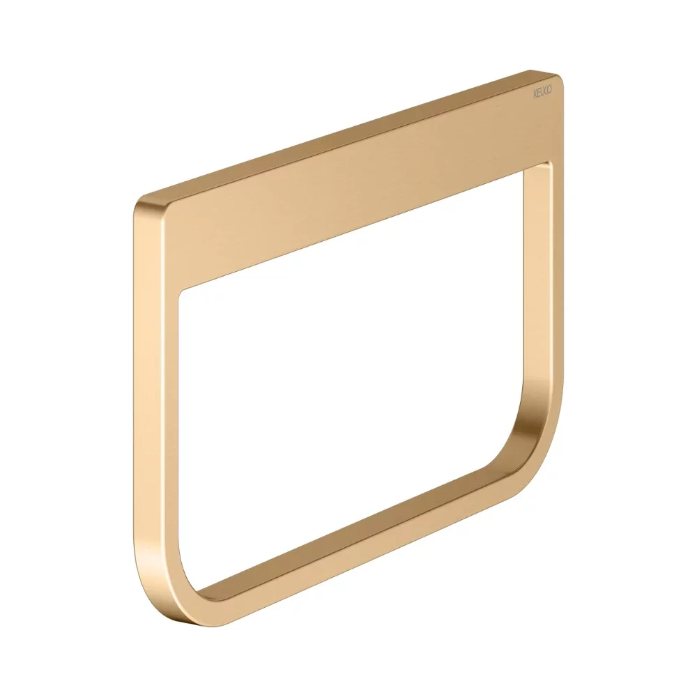 Keuco Collection Moll Brushed Brass Towel Ring