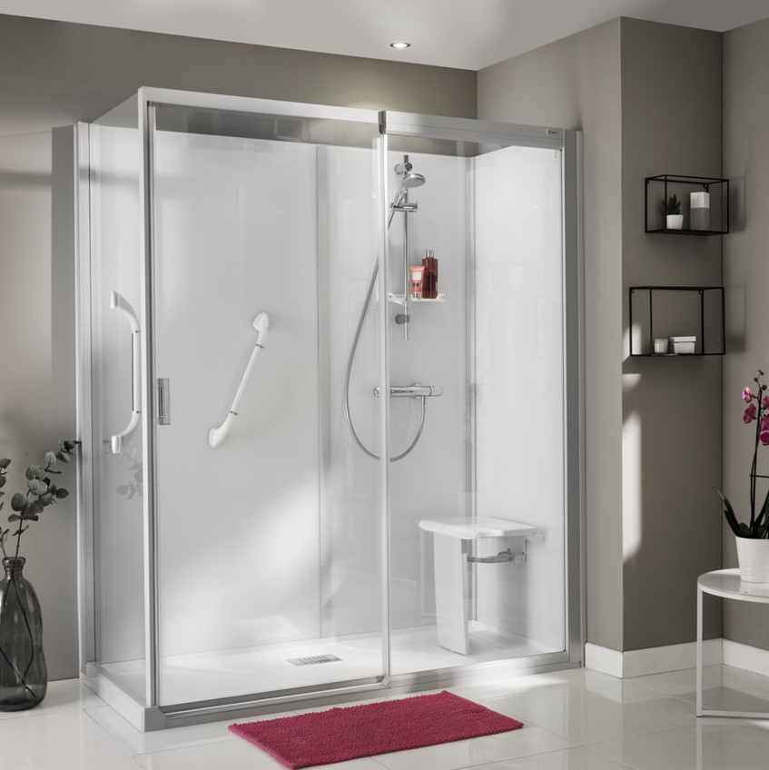 Kinedo Kinemagic Serenity Glass Sliding Shower Pod - 1400 x 700mm