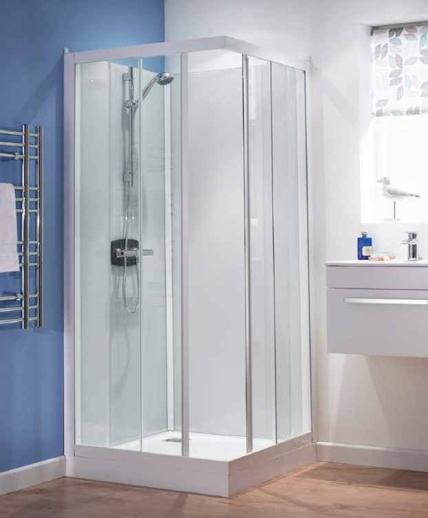 Kinedo Kineprime Glass Sliding Shower Pod 900 x 900mm
