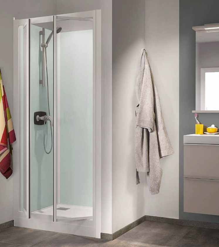 Kinedo Kineprime Glass Recess Saloon Door Shower Enclosure - 900 x 900mm