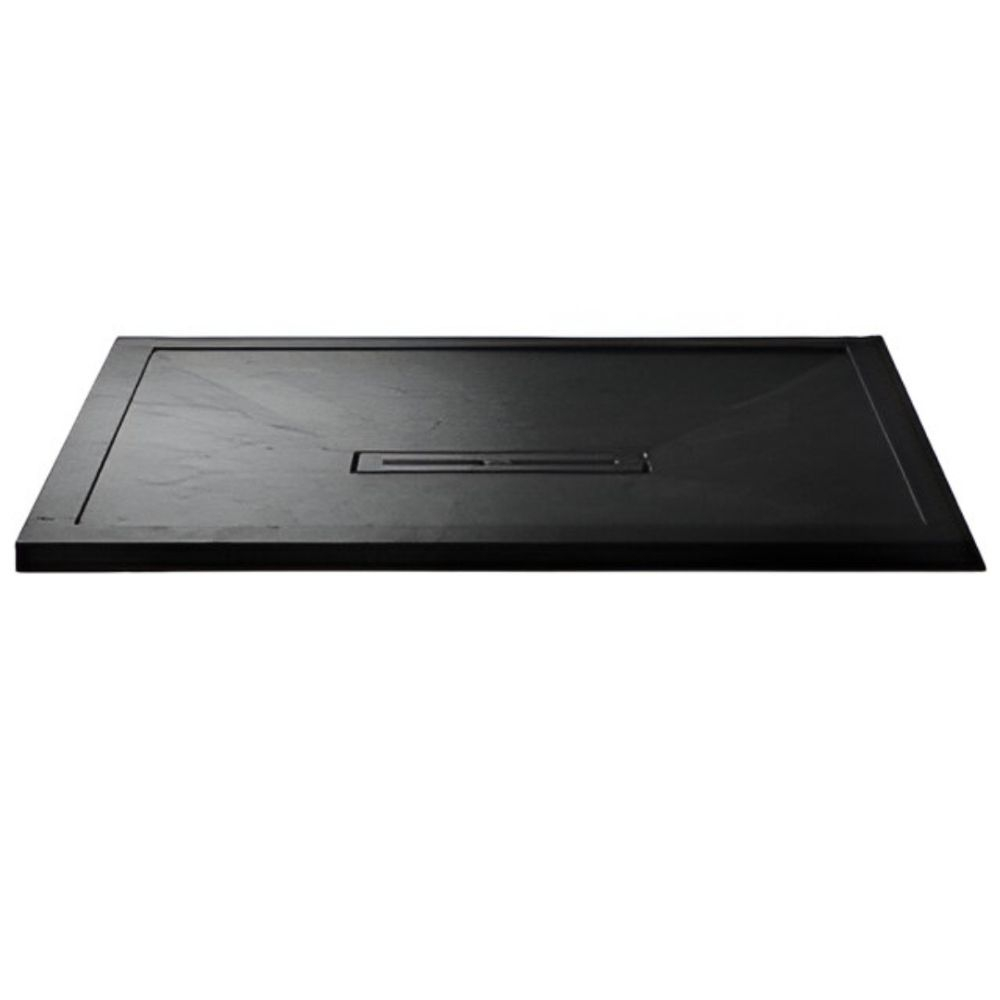 Kudos Connect2 1000 x 800mm Slate Rectangle Anti-Slip Shower Tray