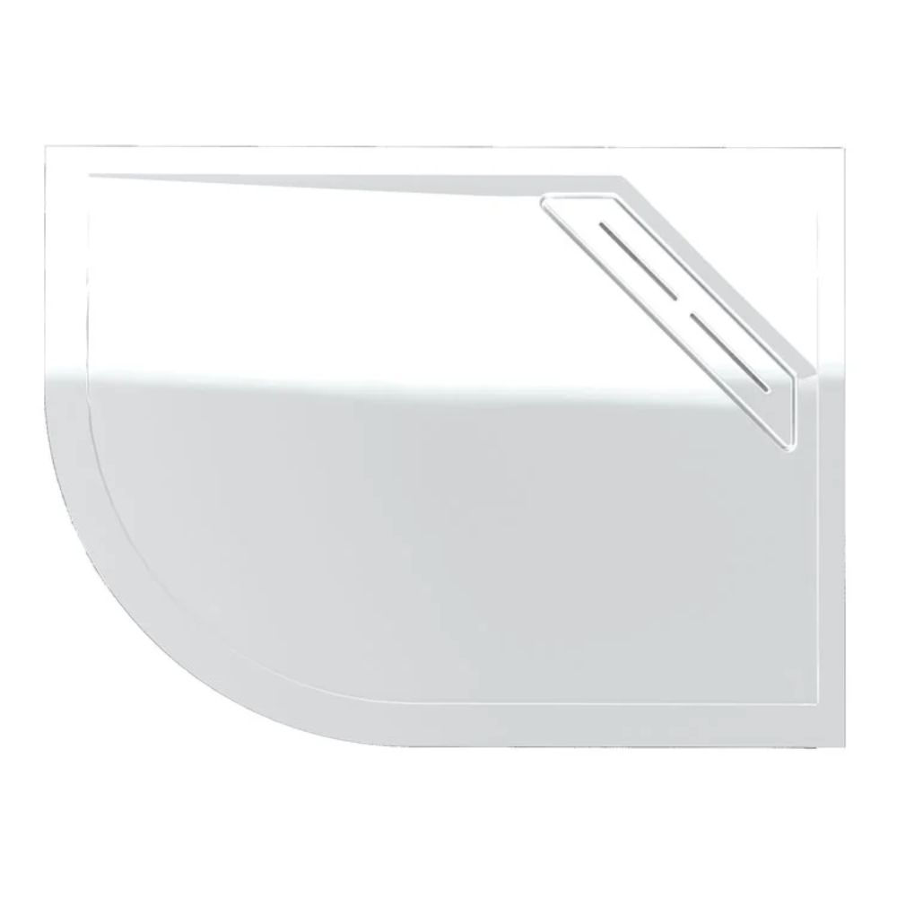 Kudos Connect2 1200 x 800mm Anti-Slip RH Offset Quadrant Shower Tray