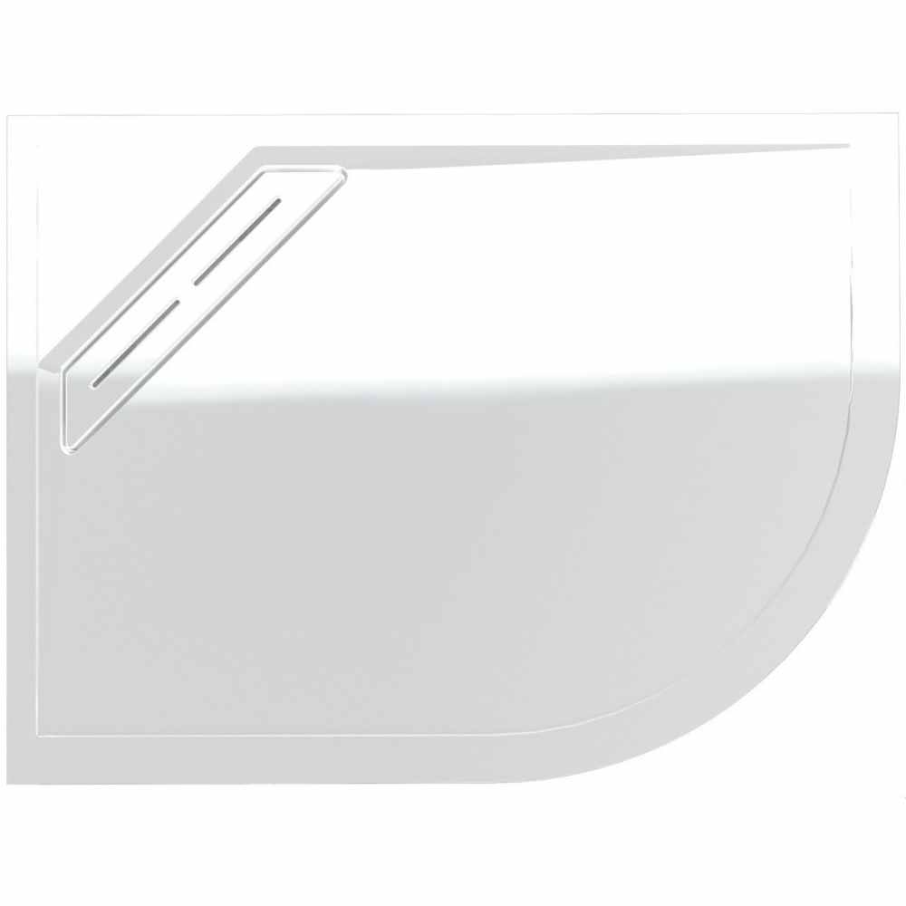 Kudos Connect2 1000 x 800mm LH Offset Quadrant Shower Tray