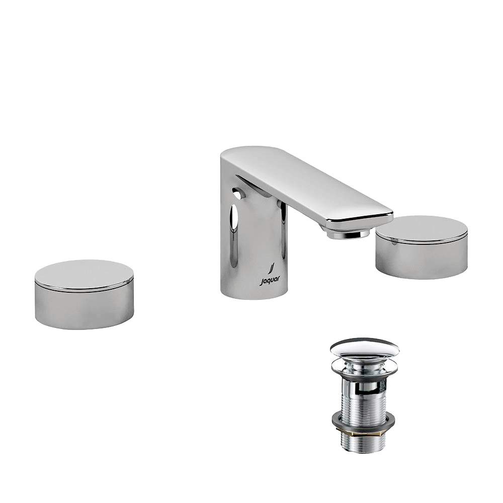 Jaquar Laguna Chrome 3 Hole Basin Mixer Tap With Round Handle