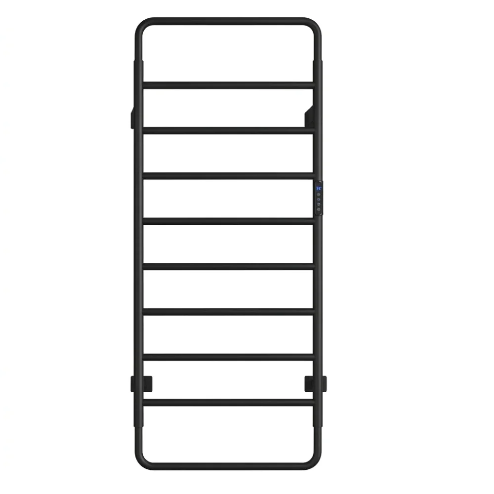 Lancia Aura 1200 x 500mm Black Electric Towel Radiator