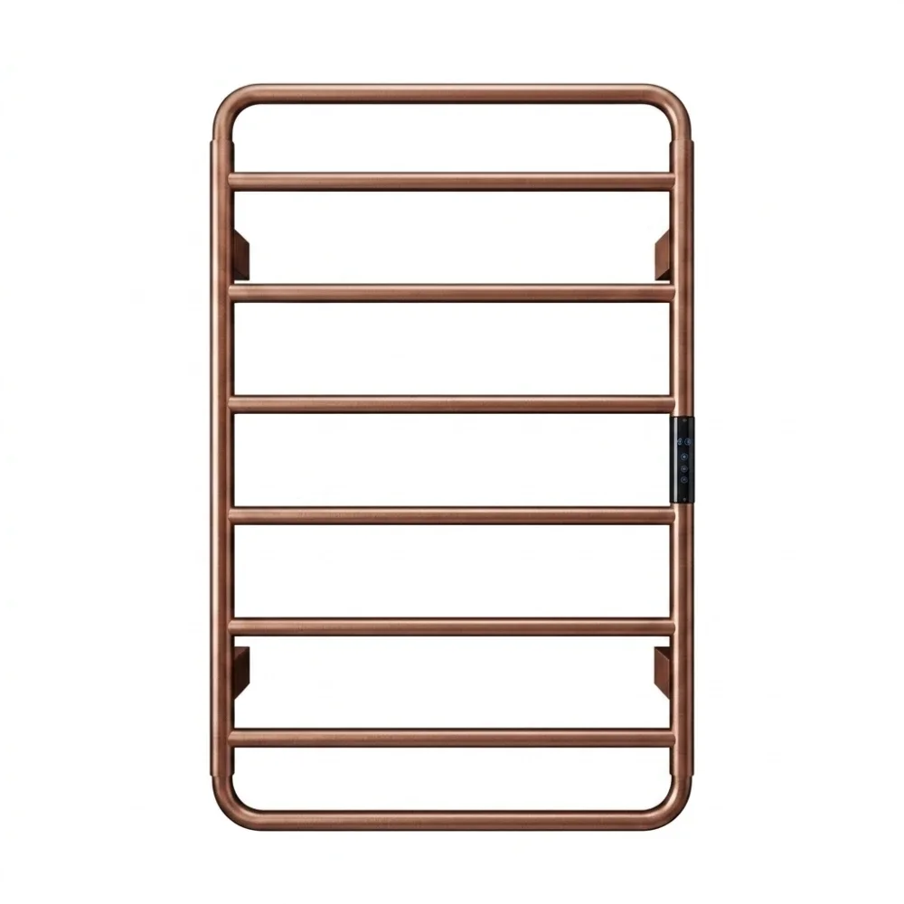 Lancia Aura 800 x 500mm Brushed Bronze Electric Towel Radiator