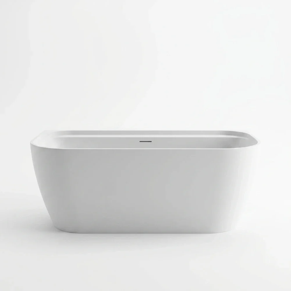 Lancia Bay Matt White Back to Wall Bath 1700 x 800mm