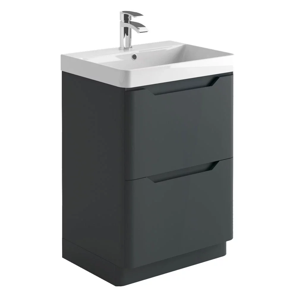 Lancia Ella 600 Anthracite Vanity Unit