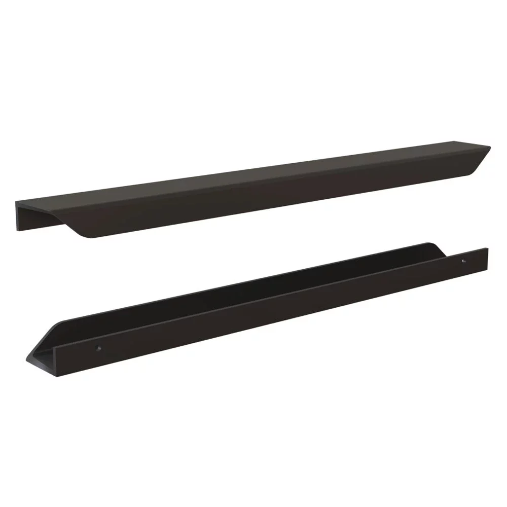 Lancia Flat 400mm Matt Black Handle 160mm Centres