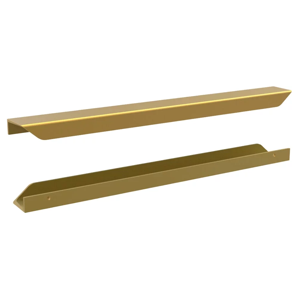 Lancia Flat 400mm Brushed Brass Handle 160mm Centres