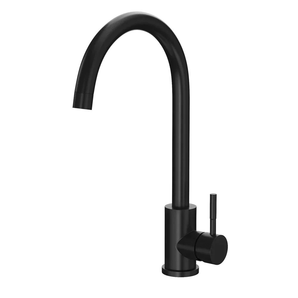 Lancia Manhattan Monobloc Kitchen Mixer Tap Matt Black