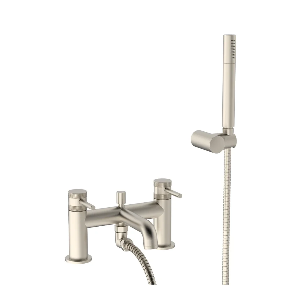Lancia Score Brushed Nickel Bath Shower Mixer Tap