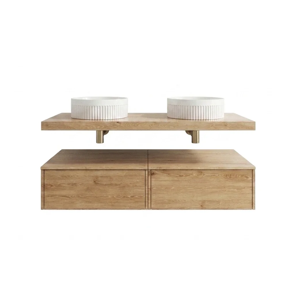 Lancia Shelph Oak 1200 x 500mm Basin Vanity Shelf