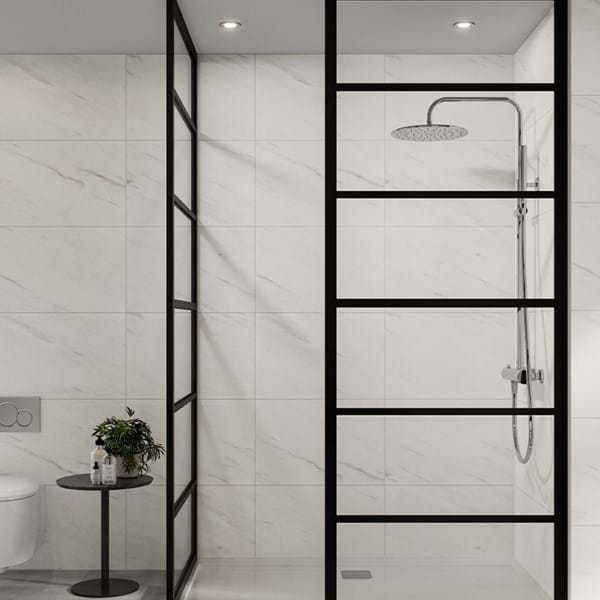 Multipanel Levanto Marble Large Tile Effect Shower Board