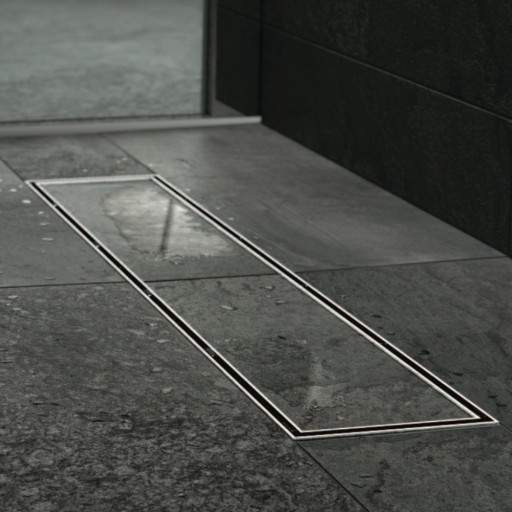 Floor4ma 1185 x 900mm Kudos Aqua4Ma Wetroom Linear Waste Shower Deck
