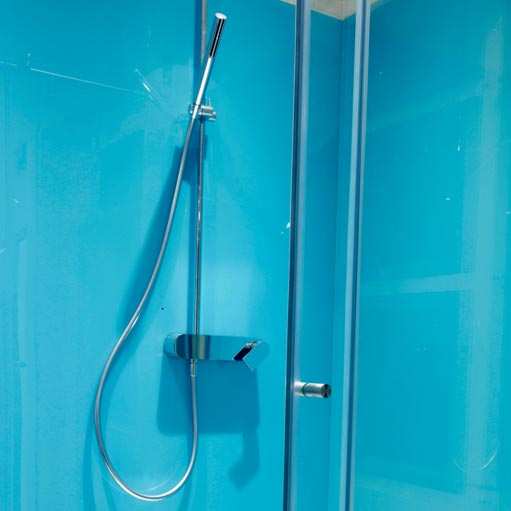 Lustrolite Blue Atoll Gloss Bathroom Wall Panels