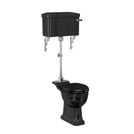 Burlington Jet Medium Level WC - Jet Black