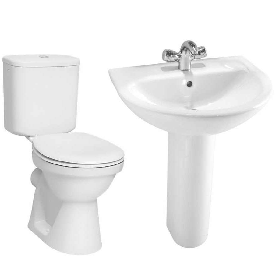 Vitra Milton Basin &Toilet 4 Piece Set