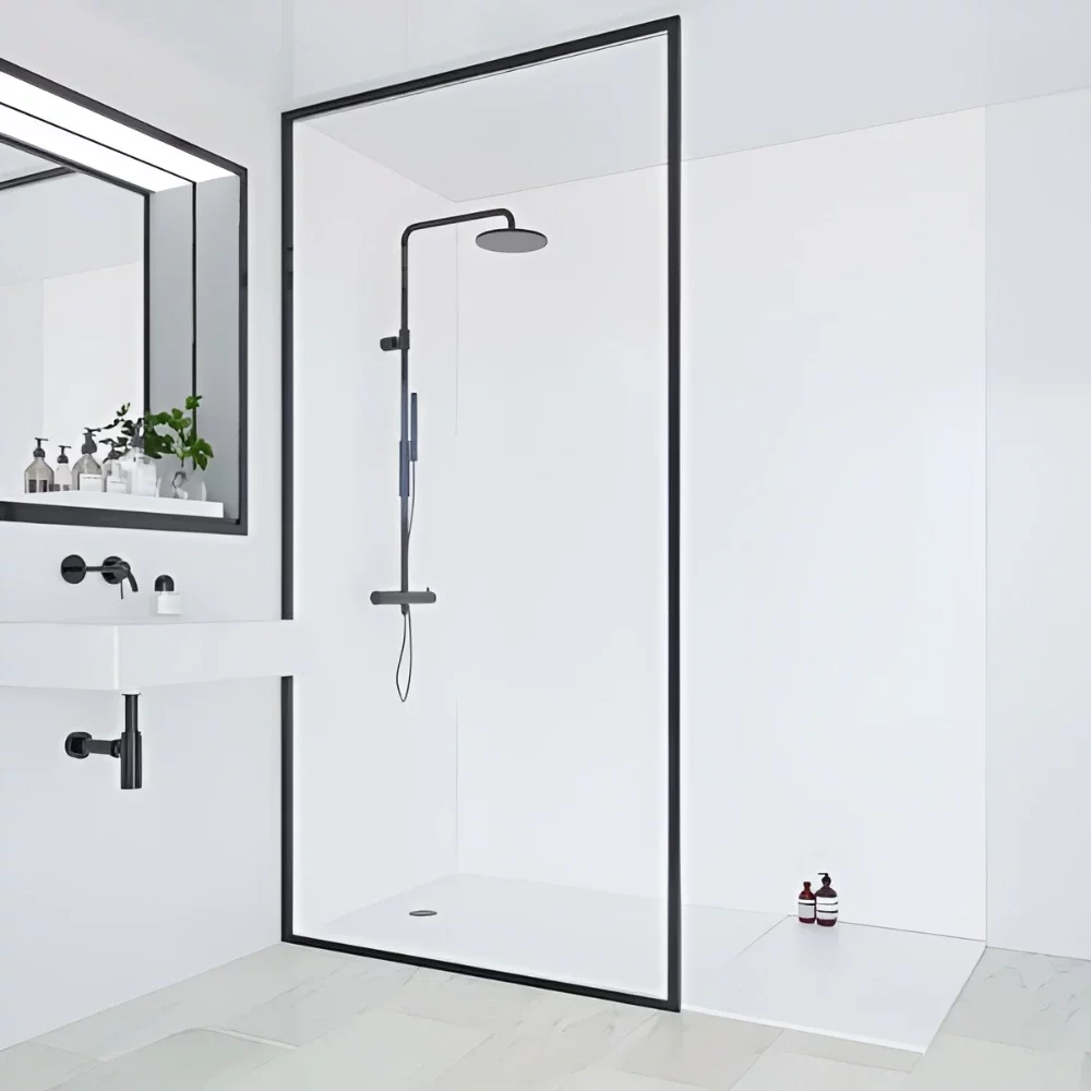 Multipanel Natural White Shower Panels