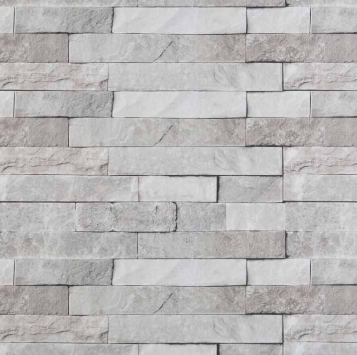 Grey Brick Wall PVC Wall Panels Neptune 400 Split Face Tile Effect