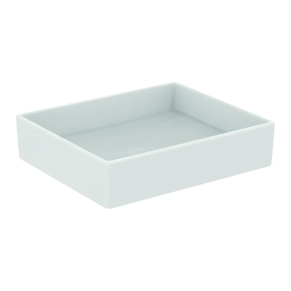 Ideal Standard i.life B Quandra 500mm Rectangular No Taphole Vessel Basin