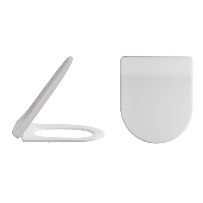 Luxury DShaped Soft Close Toilet Seat Quick Release NTS004 Nuie