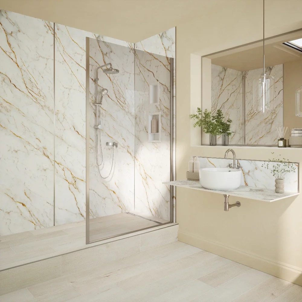 Nuance Fusion Norris Marble Panel from Bushboard