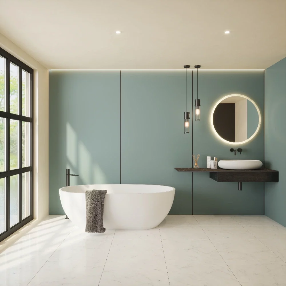 Nuance Fusion Petrol Blue Panel from Bushboard