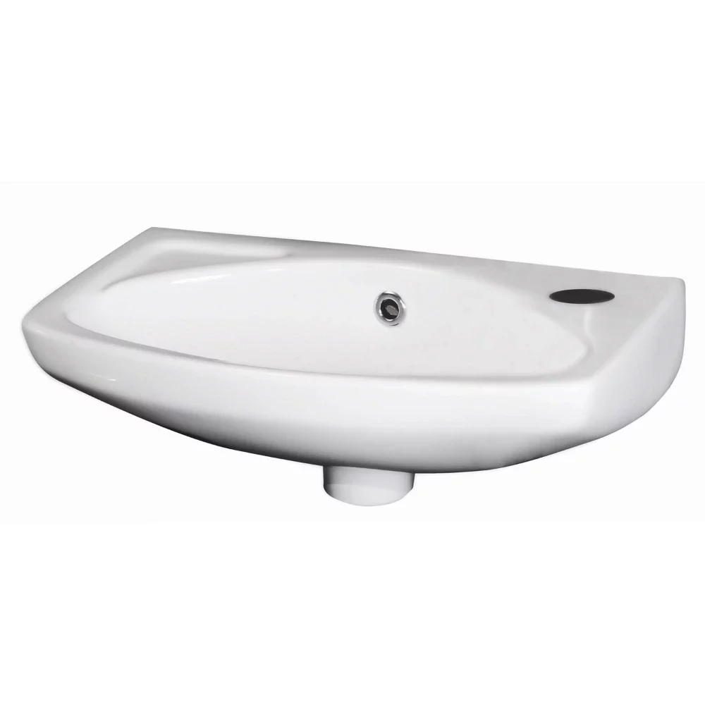 Nuie Arley 450mm White Wall Hung Cloakroom Basin