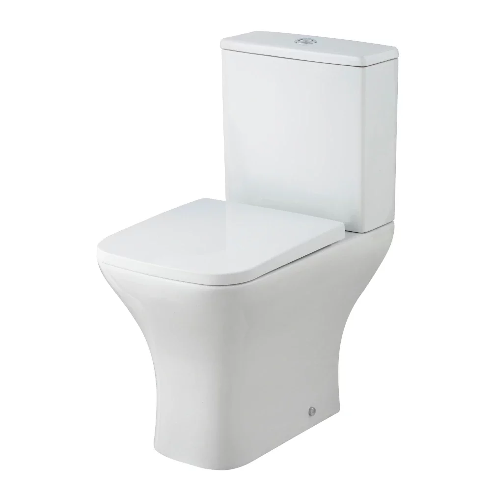 Nuie Ava Soft Rimless Back to Wall Toilet & Soft Close Seat