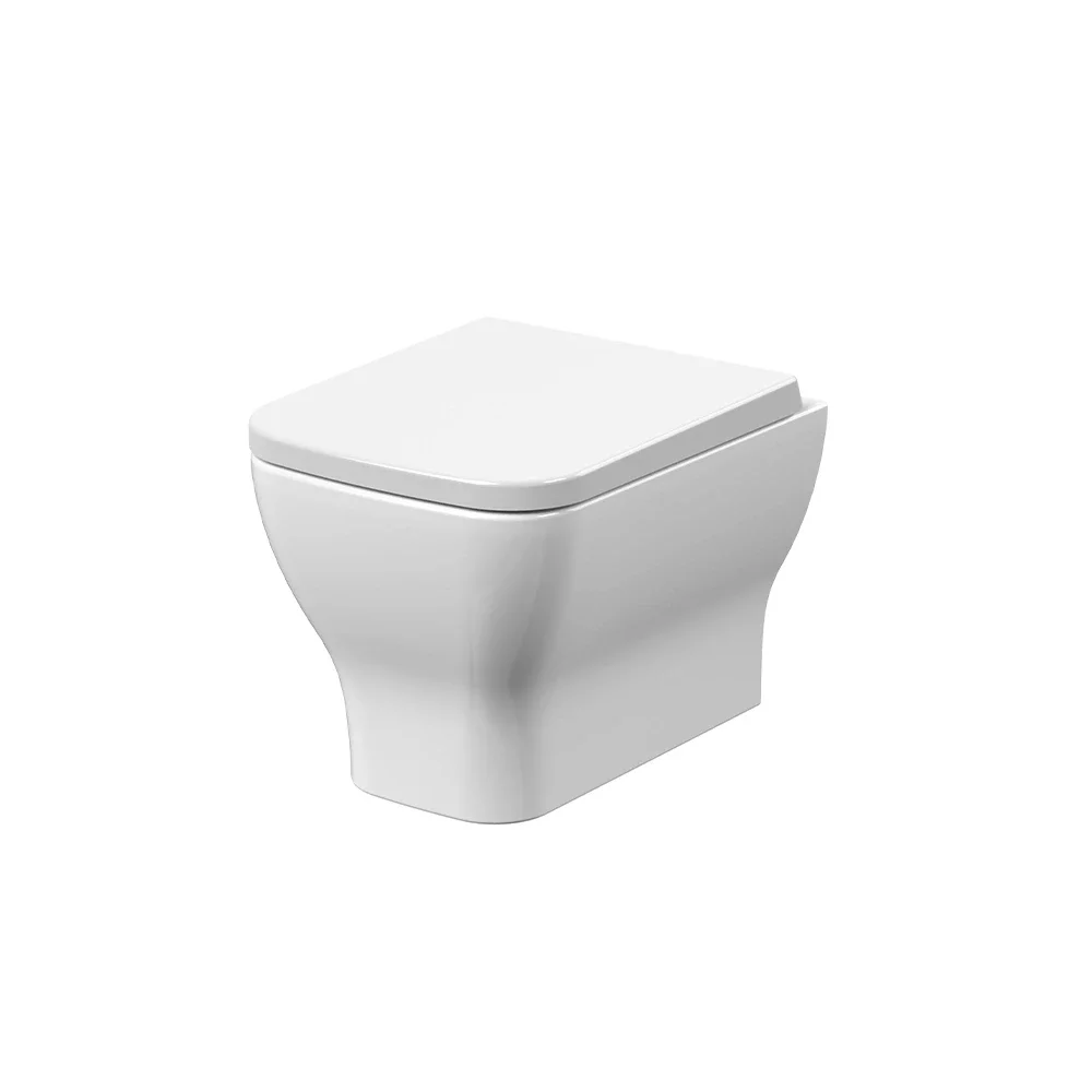 Nuie Ava Soft Wall Hung Toilet & Seat