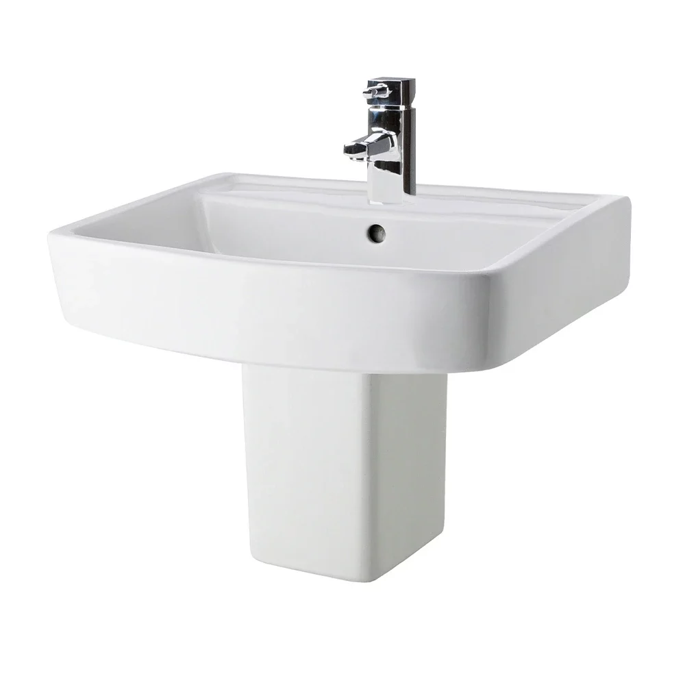 Nuie Bliss 520mm Basin & Semi Pedestal