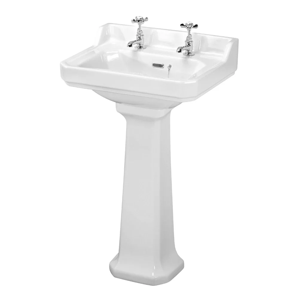 Nuie Carlton 560mm Basin & Pedestal