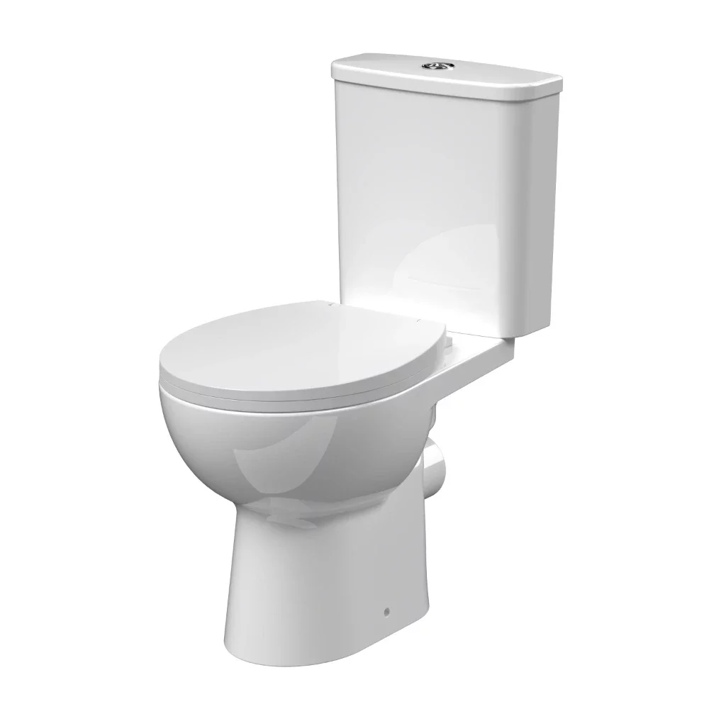 Nuie Fay Rimless Close Coupled Toilet & Seat