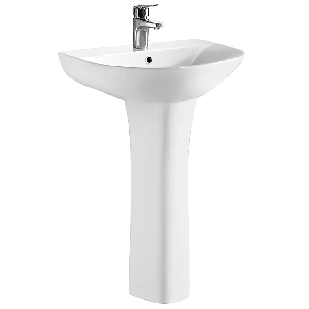 Nuie Freya 550mm Basin & Pedestal