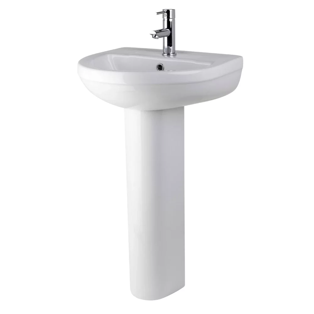 Nuie Harmony 550mm Basin & Pedestal