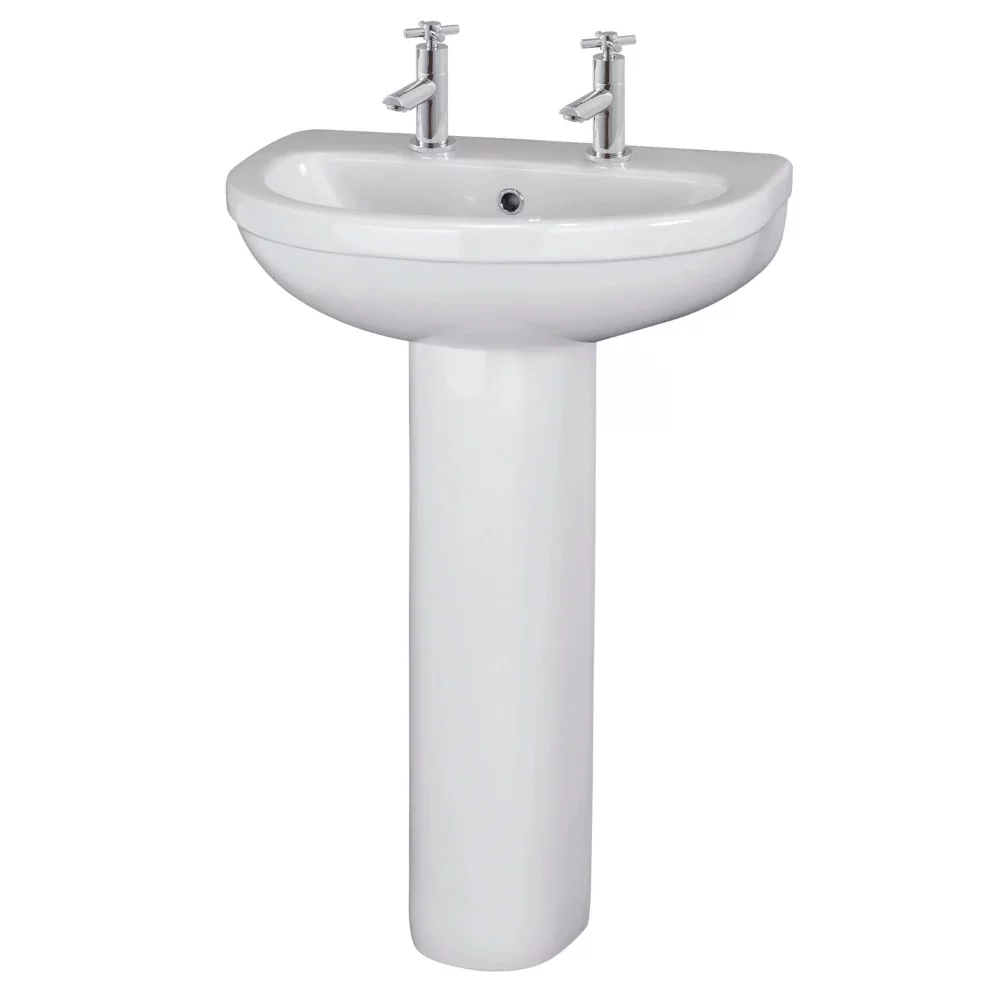 Nuie Ivo 550mm Basin & Pedestal