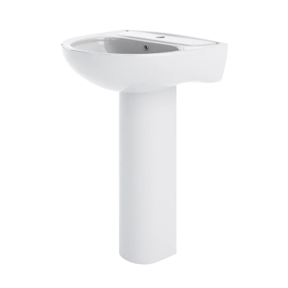 Nuie Lawton 550mm Basin & Pedestal