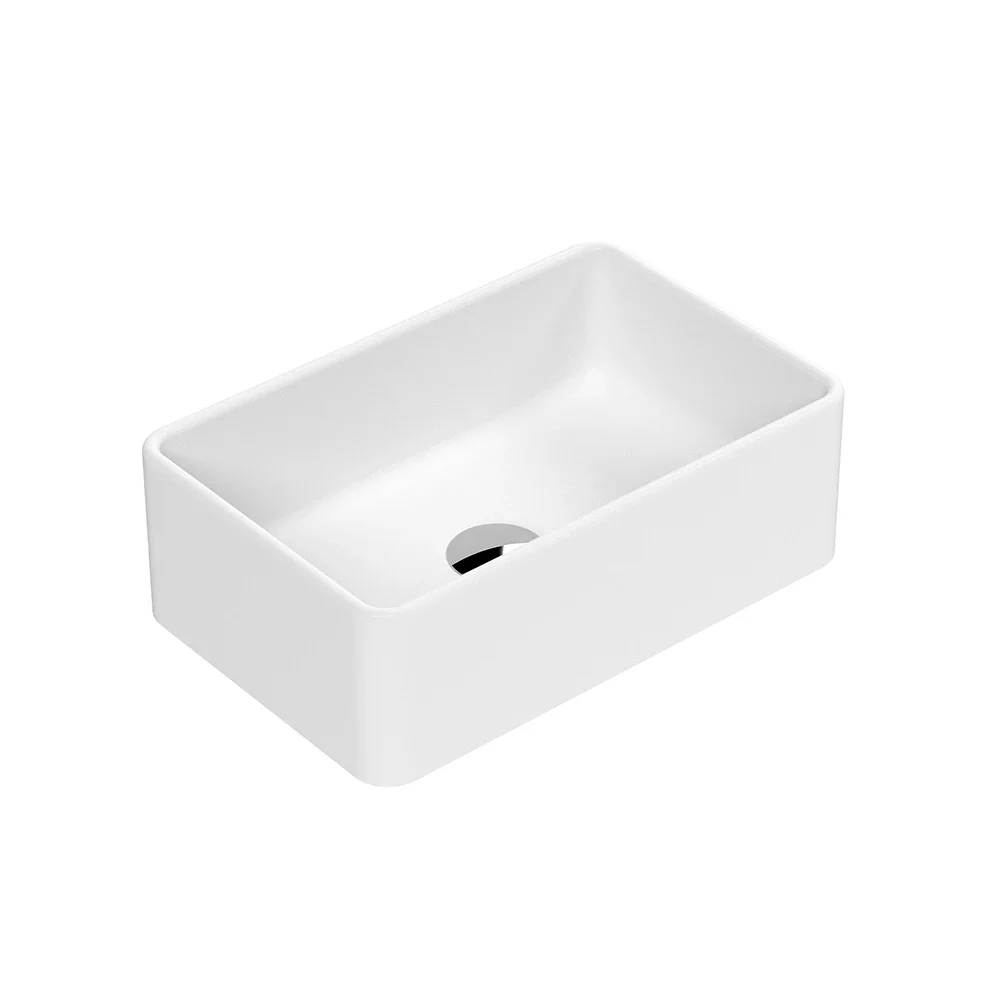 Nuie Luxe 365mm Rectangular Countertop Basin