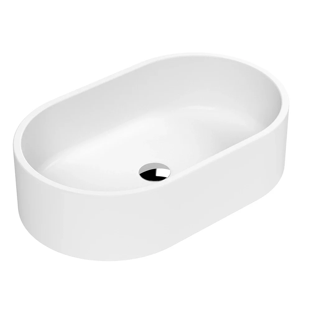 Nuie Luxe 565mm Oval Countertop Basin