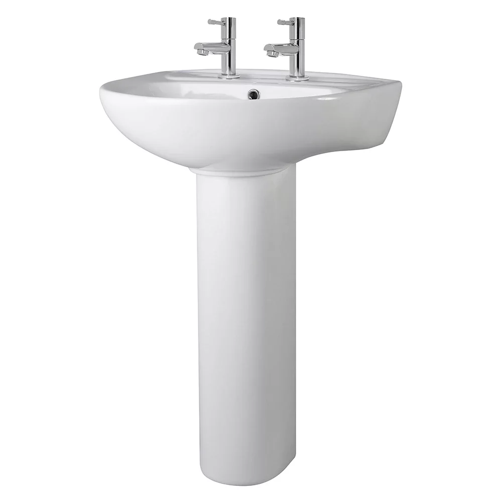 Nuie Melbourne 550mm Basin & Pedestal
